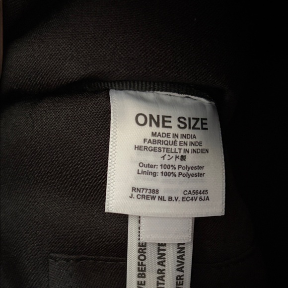 EUC J.Crew Black & Tan Tweed Top Handle Tote Bag - Picture 6 of 6